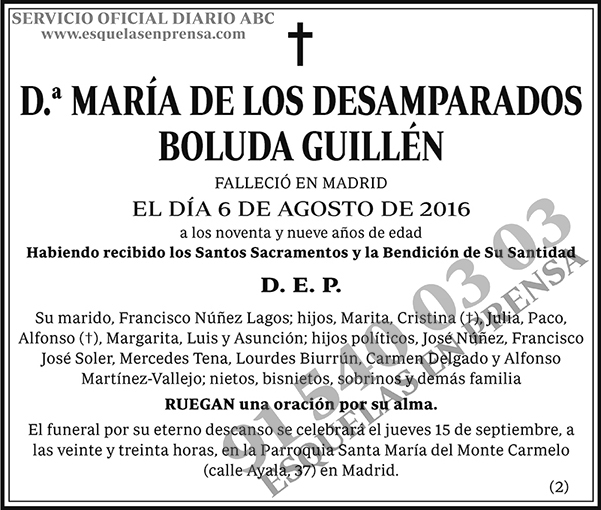 María de los Desamparados Boluda Guillén